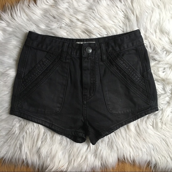Free people black shorts - Picture 1 of 6